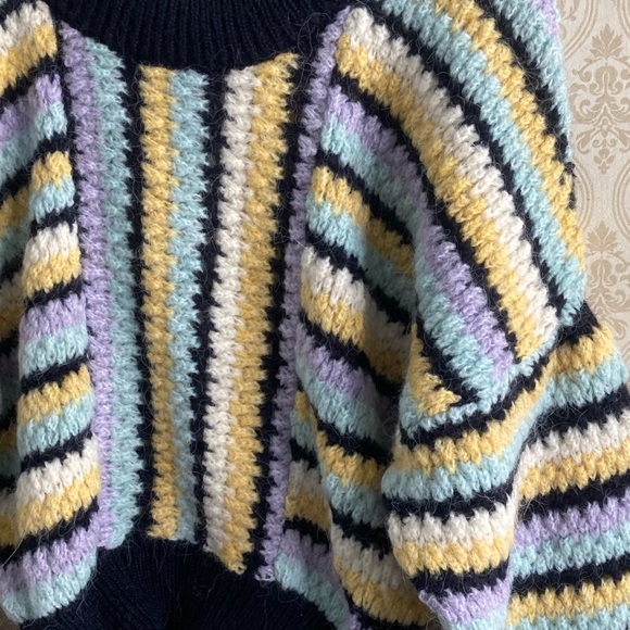 ZARA Striped Knit Sweater - Picture 4 of 6